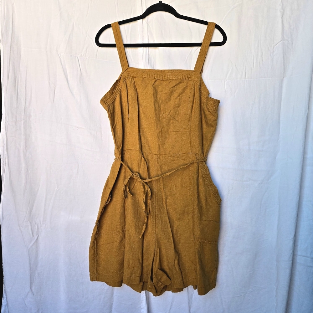Old Navy XL Tall Linen Blend Romper